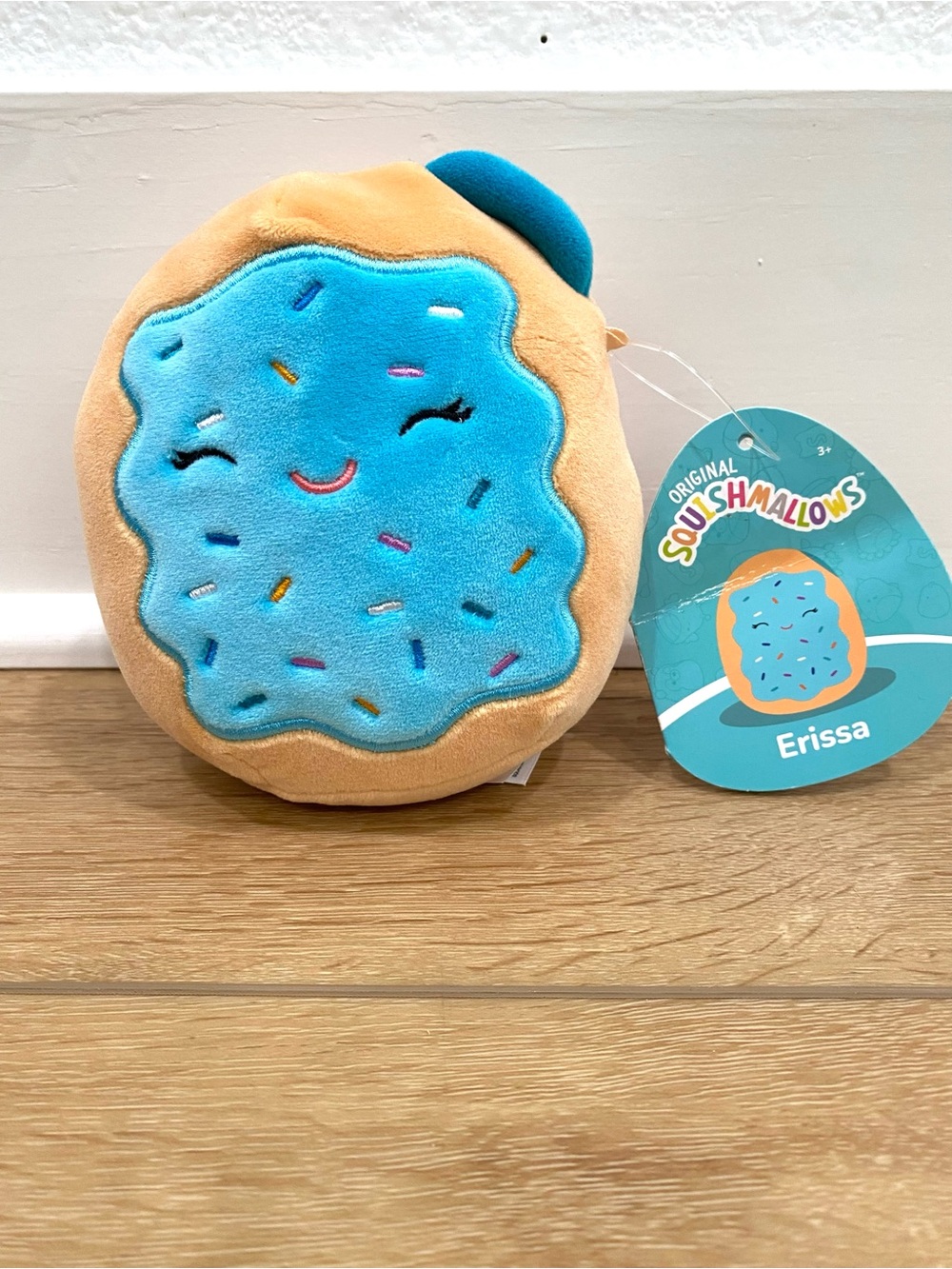 Squishmallows Erissa Blue Frosted Pastry 5” Plush NWT Jazwares Cute Dessert